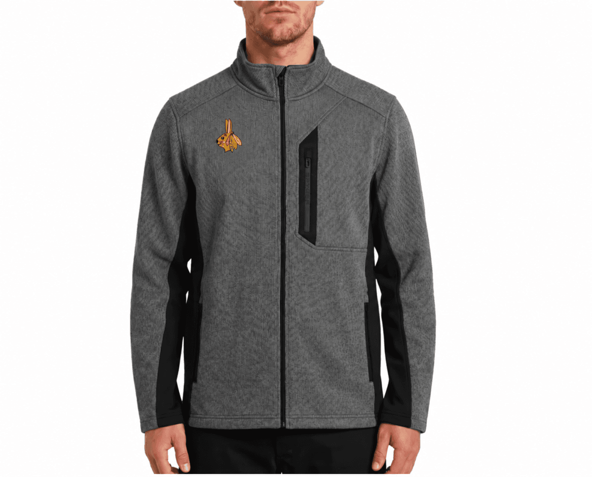 Charcoal Spyder Full-Zip Men's Sweater Jacket